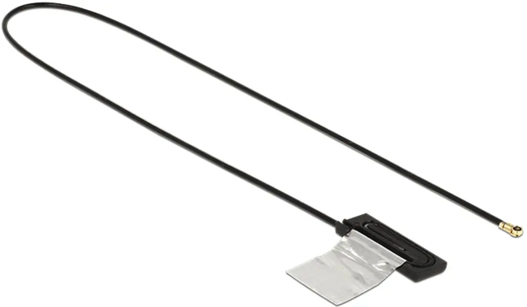 Delock Dual Band WiFi 6 Antenne I-Pex MHF4L 25cm - Zwart