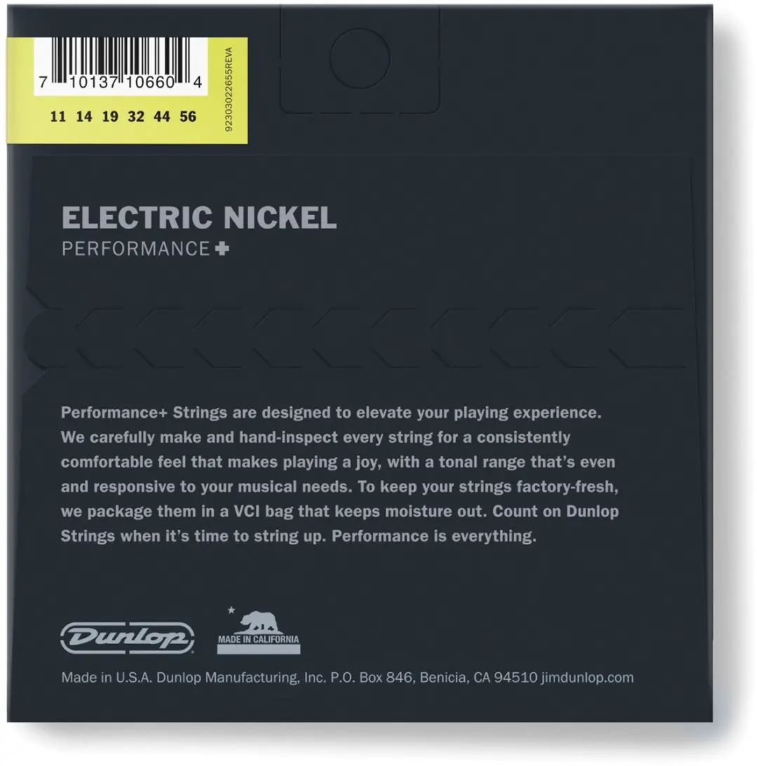 Dunlop DEN1156 Electric Nickel Gitaarsnaren - 6 Stuks