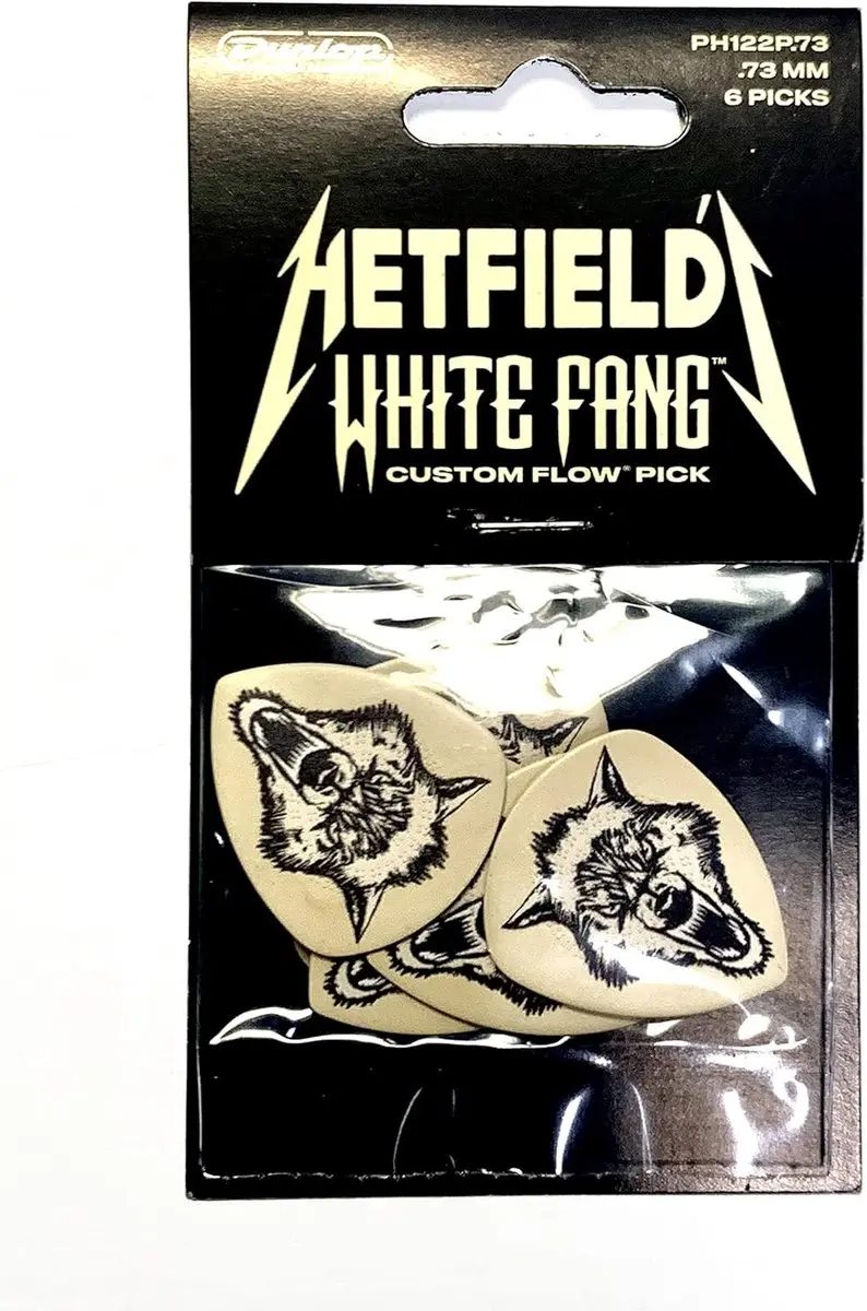 Dunlop White Fang James Hetfield Gitaarplectrum 0,73mm
