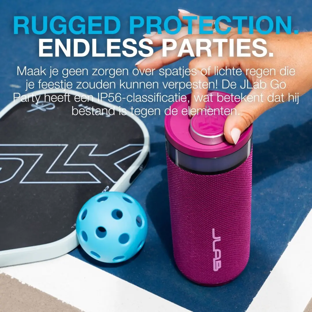JLab Go IEUSBGORMUL82 Draadloze Bluetooth Speaker - Roze