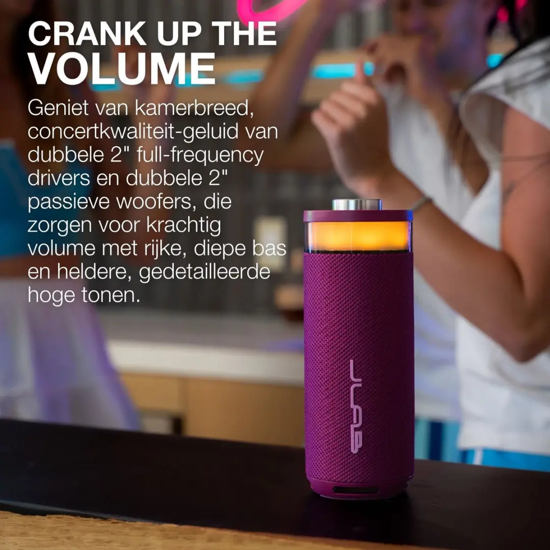 JLab Go IEUSBGORMUL82 Draadloze Bluetooth Speaker - Roze