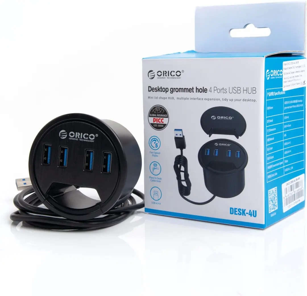 ORICO DESK-4U USB-hub - 4 Poorten