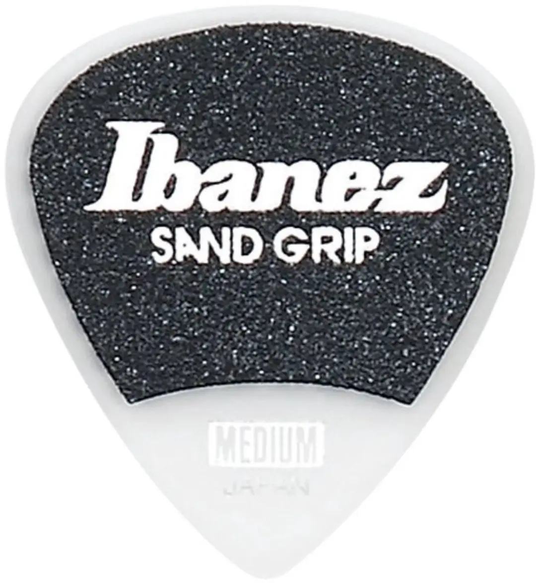 Ibanez Sandgrip Plectrum Short Teardrop Medium - 50 Stuks - Zwart