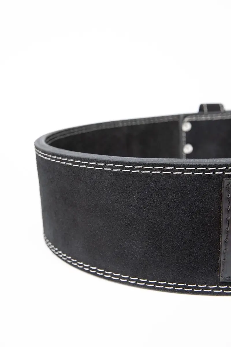 Gorilla Wear 4 Inch Leren Lifting Belt - Zwart