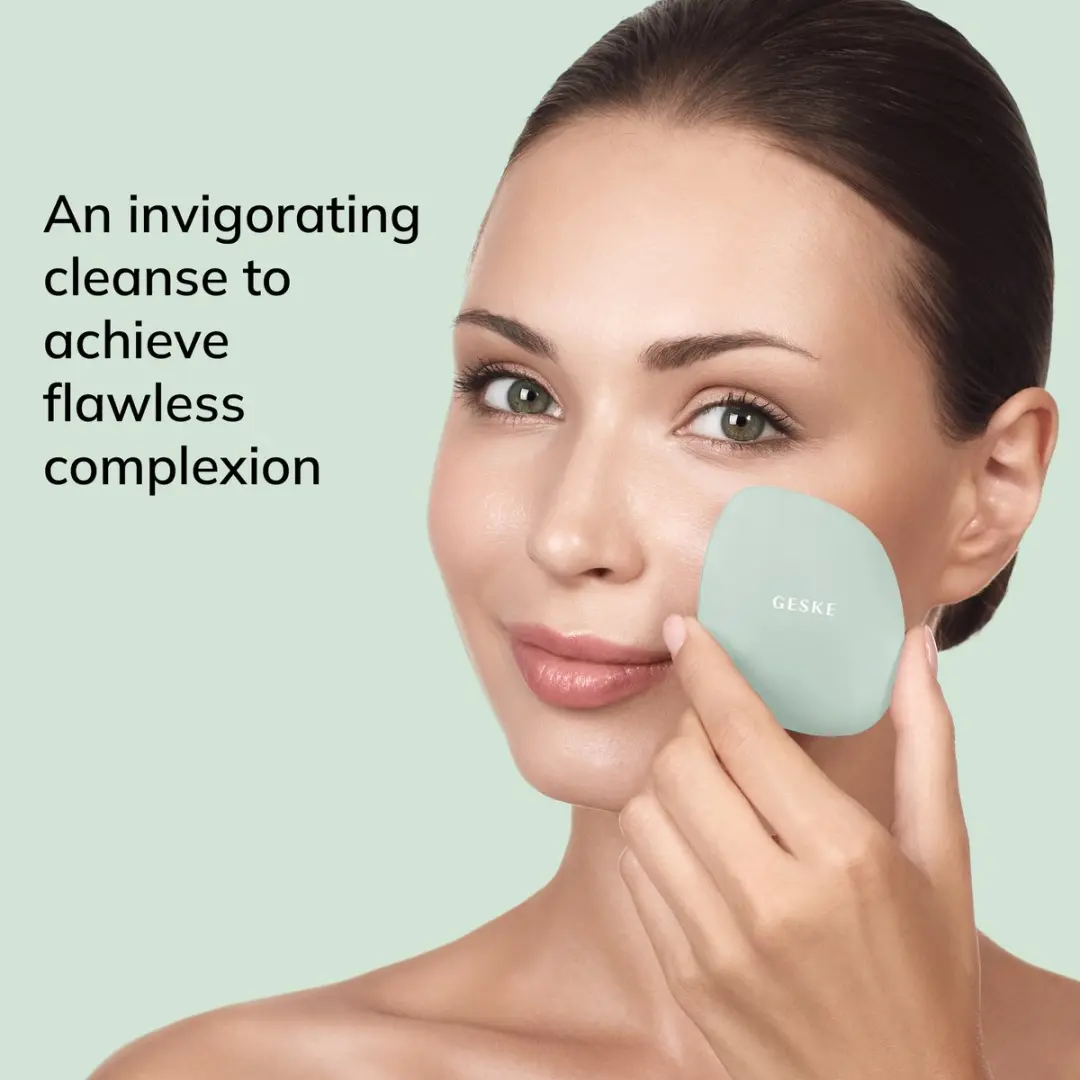 GESKE SmartAppGuided Facial Brush 4-in-1 - Gezichtsreiniger - Groen