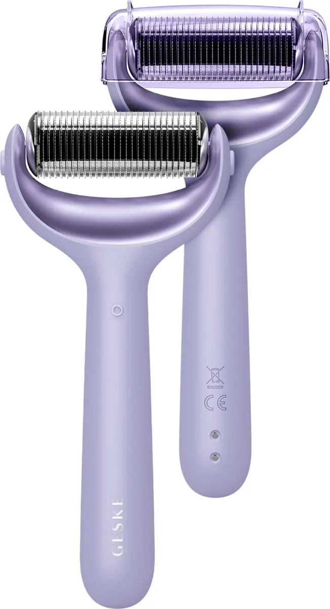 GESKE SmartAppGuided MicroNeedle Roller 9-in-1 - Purple - afbeelding 5 van 6