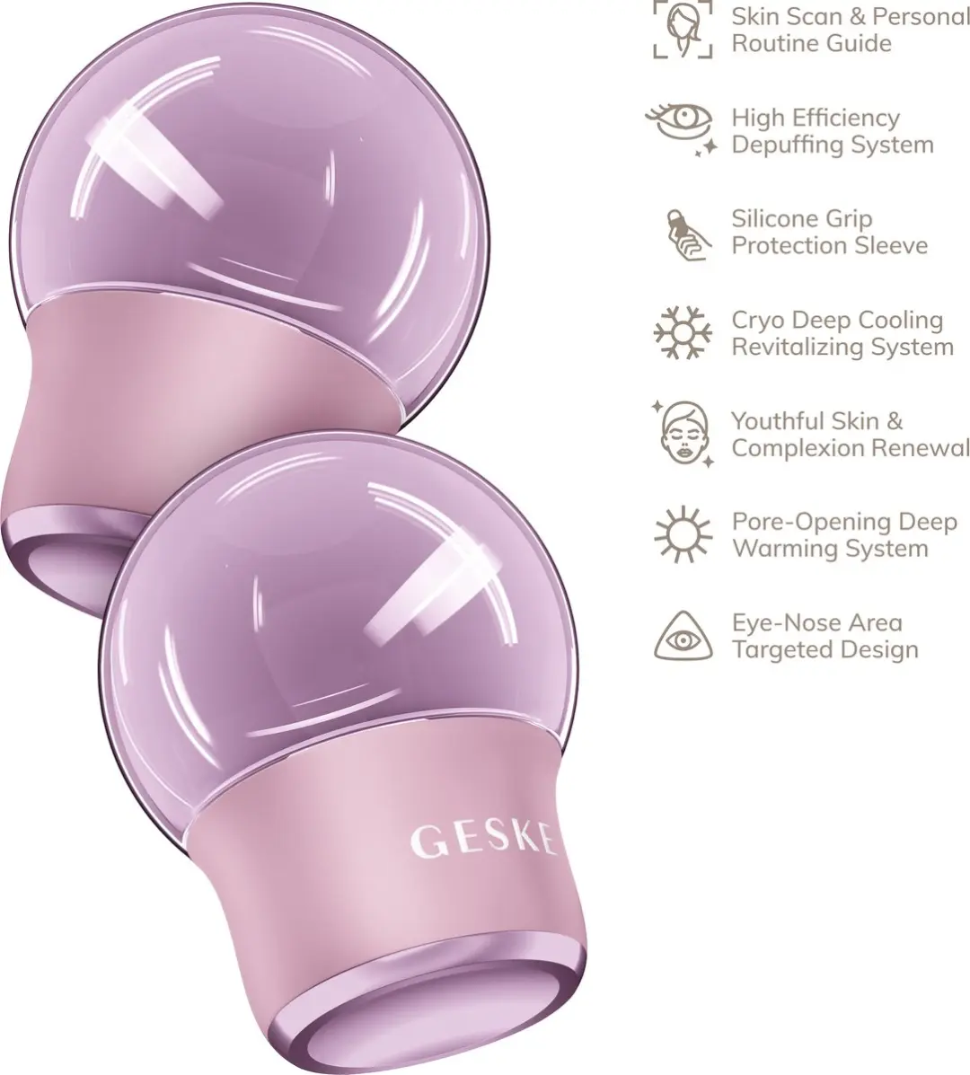 GESKE GK000701PK01 SmartAppGuided Massageapparaat 7-in-1 - Pink