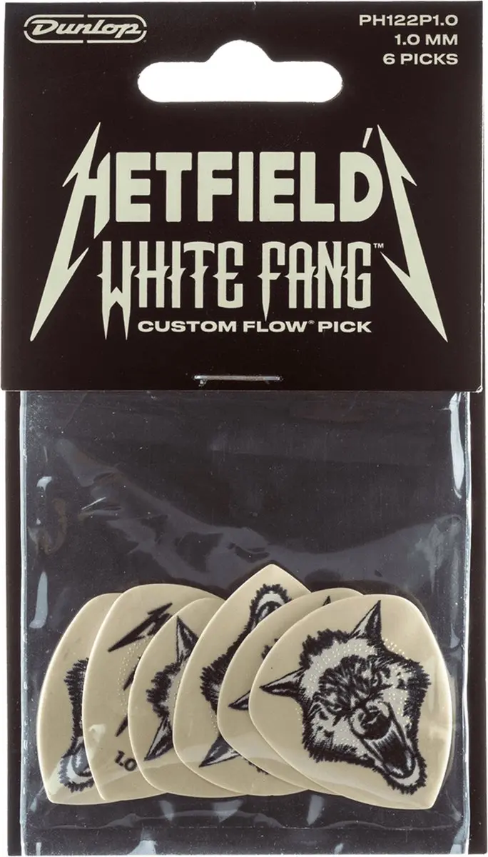 Dunlop White Fang James Hetfield Gitaarplectrum 1,00mm