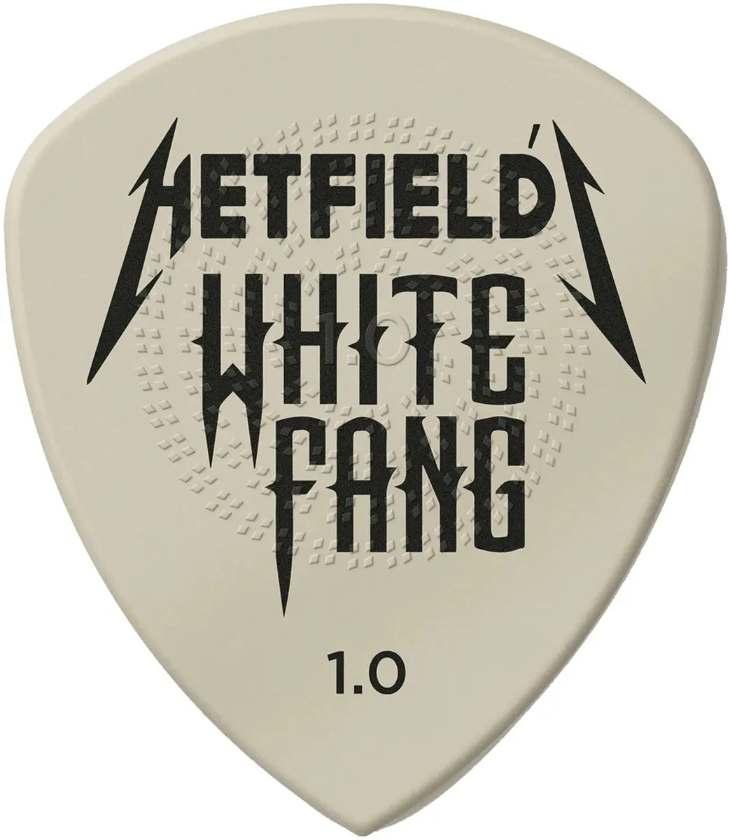 Dunlop White Fang James Hetfield Gitaarplectrum 1,00mm - Wit/Zwart