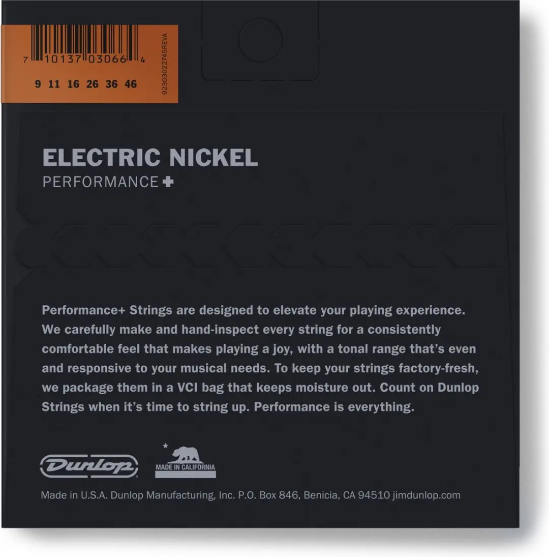 Dunlop E-Git Snaren 09-46 Nikkel