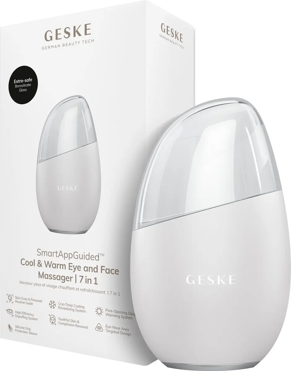 GESKE GK000700WH01 SmartApp Oog & Gezichtsmassager 7-in-1