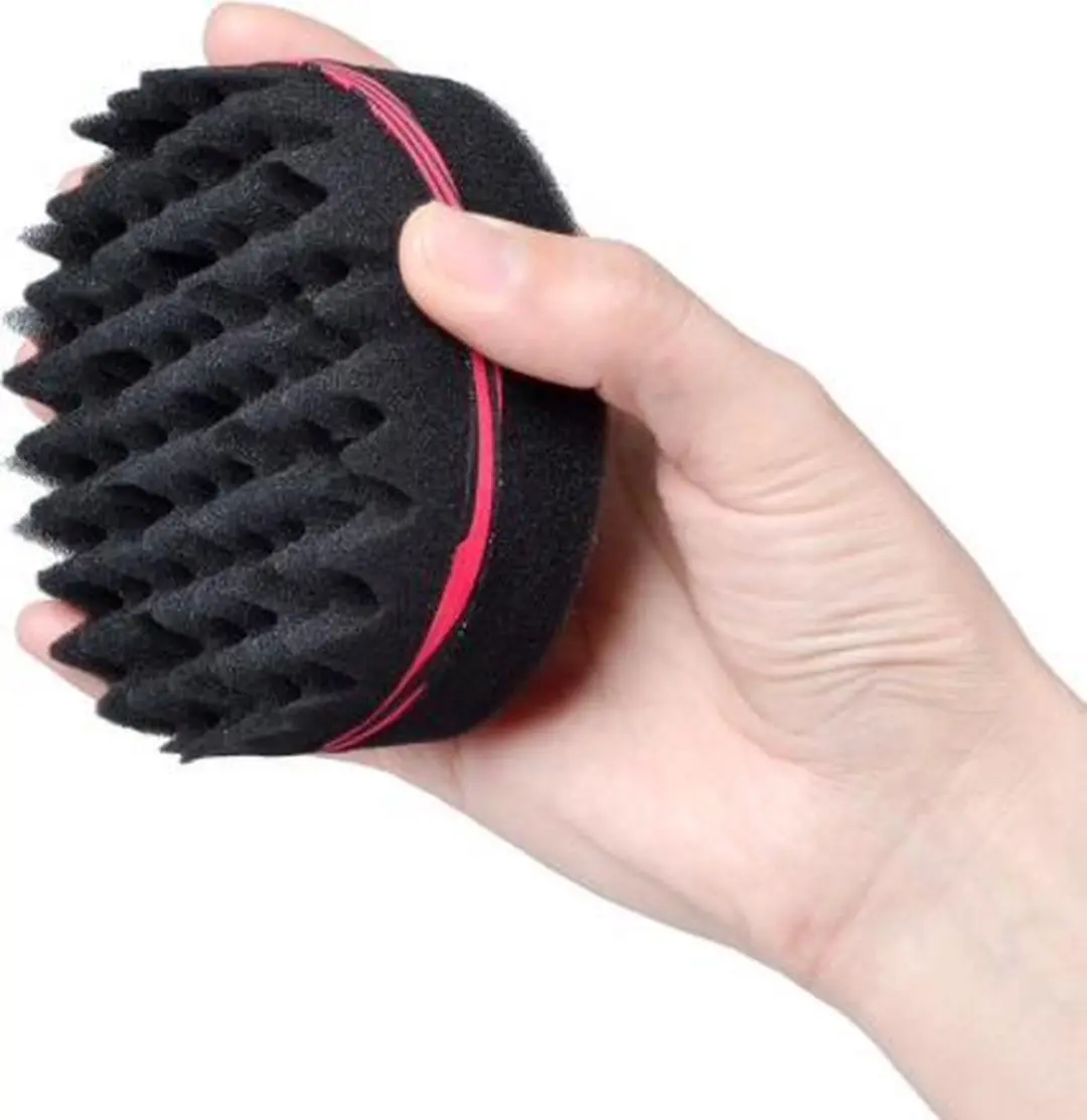 Guardian Beauty Afro Twist Haarspons - 500 Stuks - Zwart/Wit