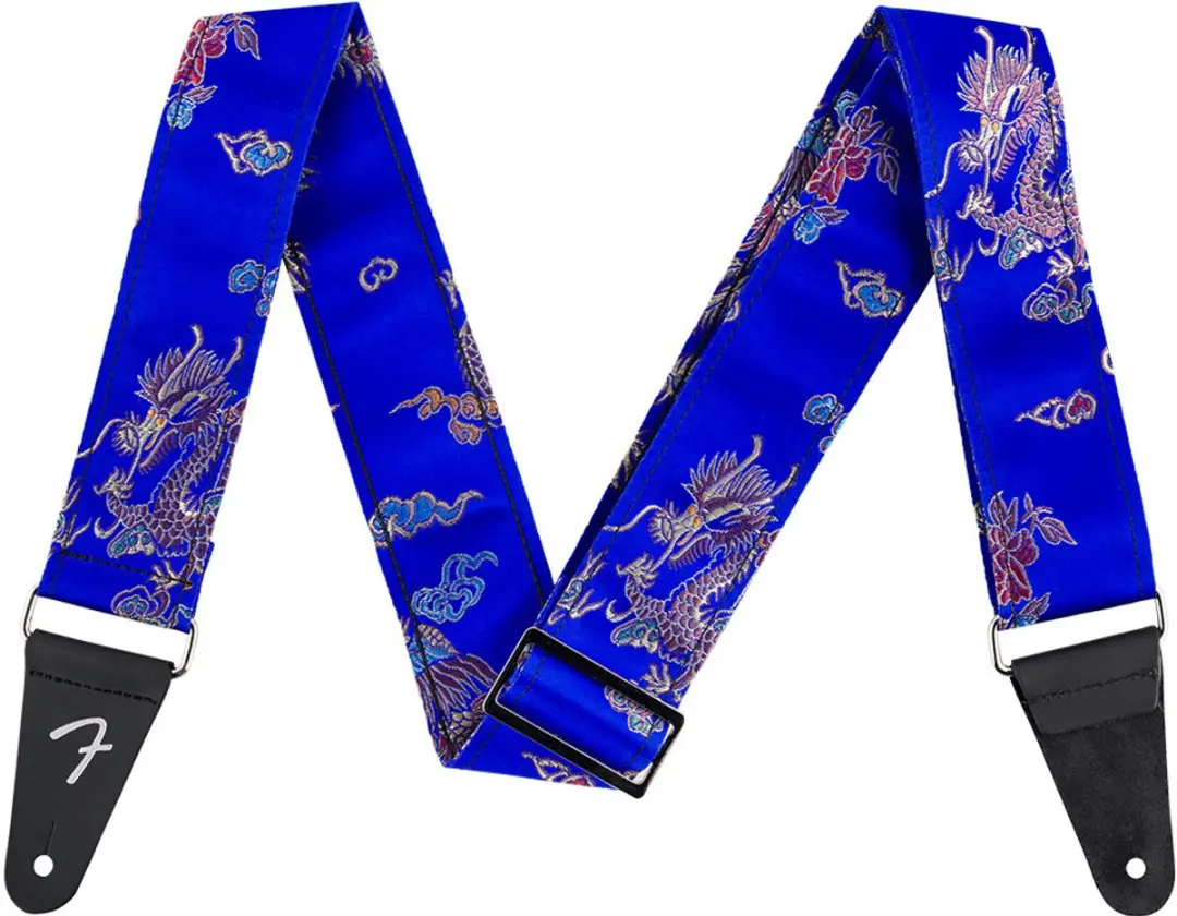 Fender Satin Dragon Strap - Royal Blue