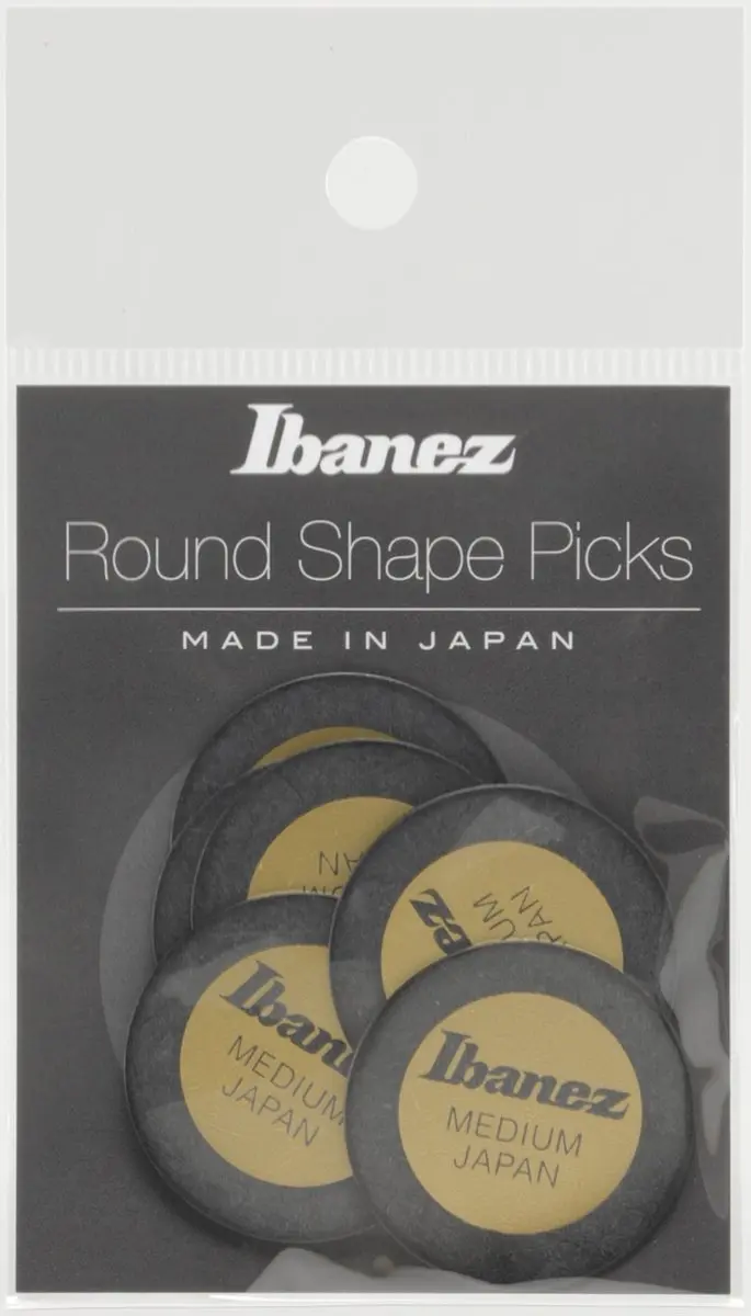 Ibanez Round Shape Plectrum 0.80mm - 6 Stuks Wit