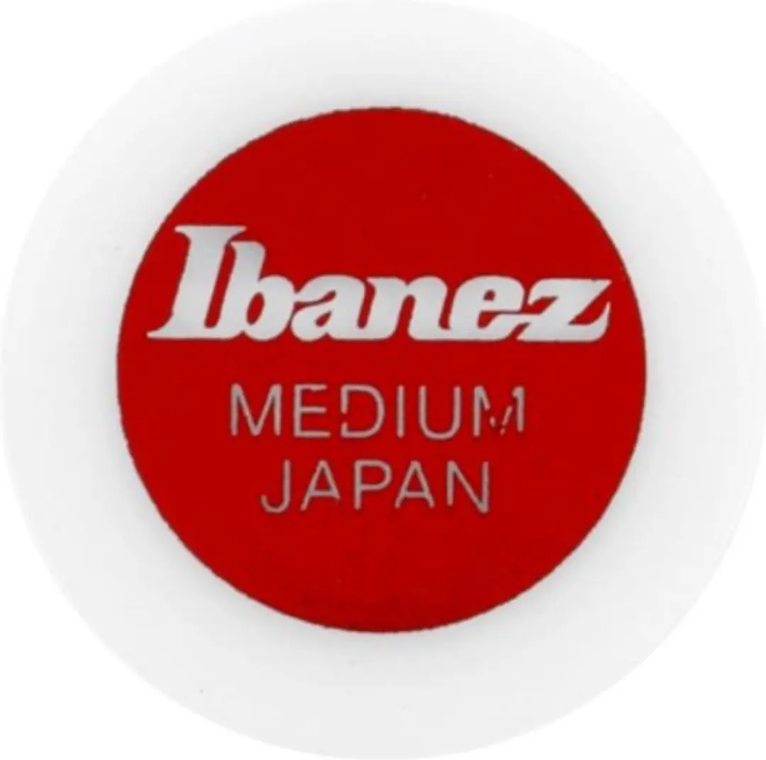 Ibanez Round Shape Plectrum 0.80mm - 6 Stuks Wit