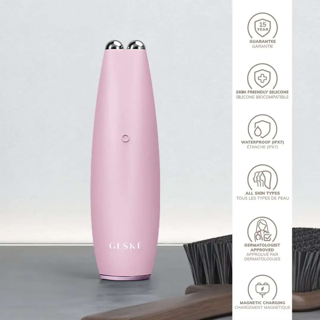 GESKE SmartAppGuided MicroCurrent Face-Lift Pen GK000013PK01 - Pink