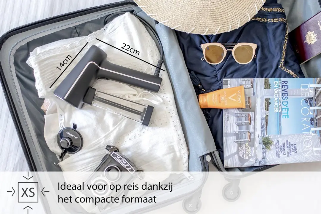 SteamOne S-Nomad Plus SN250MG-A Handstomer - 2000W - 8 min - Zwart