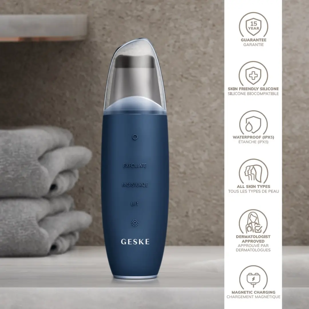 GESKE SmartAppGuided MicroCurrent Skin Scrubber GK000044MN01 - Gezicht/Hals - Midnight