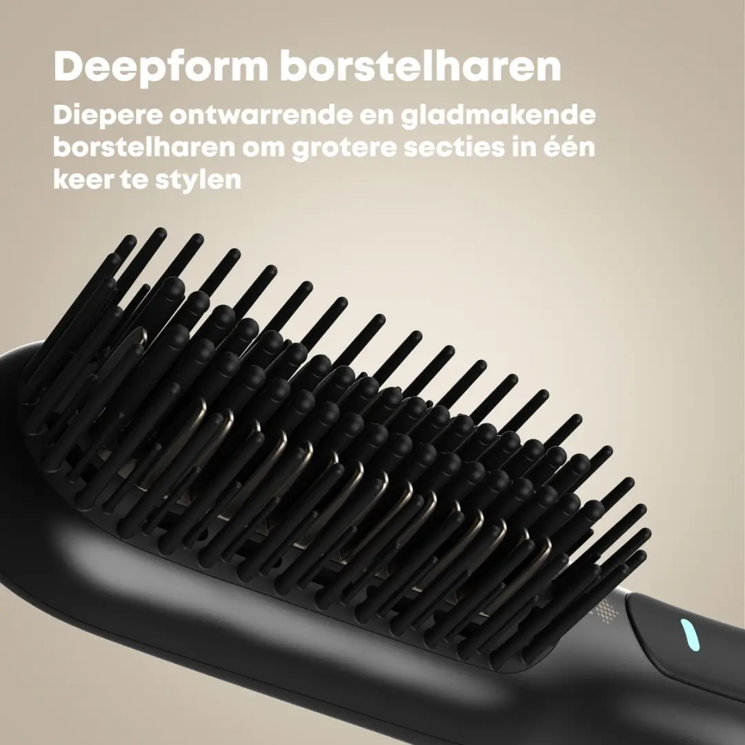 Revamp Progloss BR-2500 Föhnborstel 550W - 10 Hittestanden - Zwart