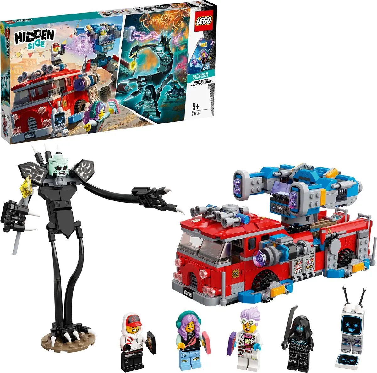 LEGO Hidden Sides Spookbrandweerauto 70436 - 760 Stenen - 5 Minifiguren