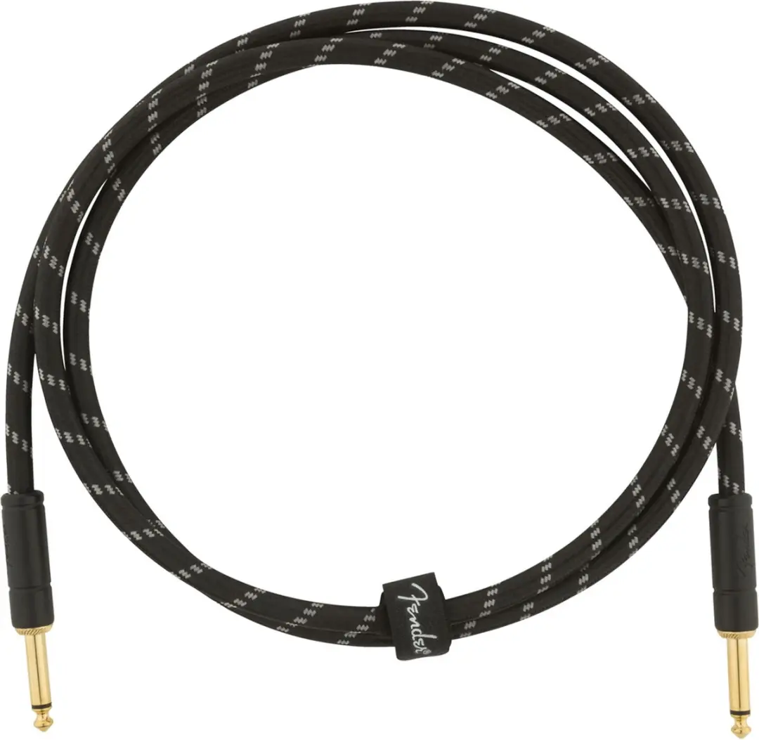 Fender Deluxe Series Instrument Cable 1.5m - Zwart