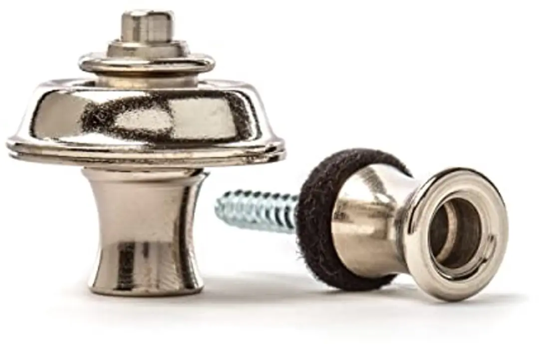 Dunlop Straplok Retainers - Nikkel