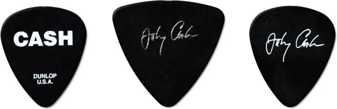 Dunlop Johnny Cash Signature Plectrum - Zwart