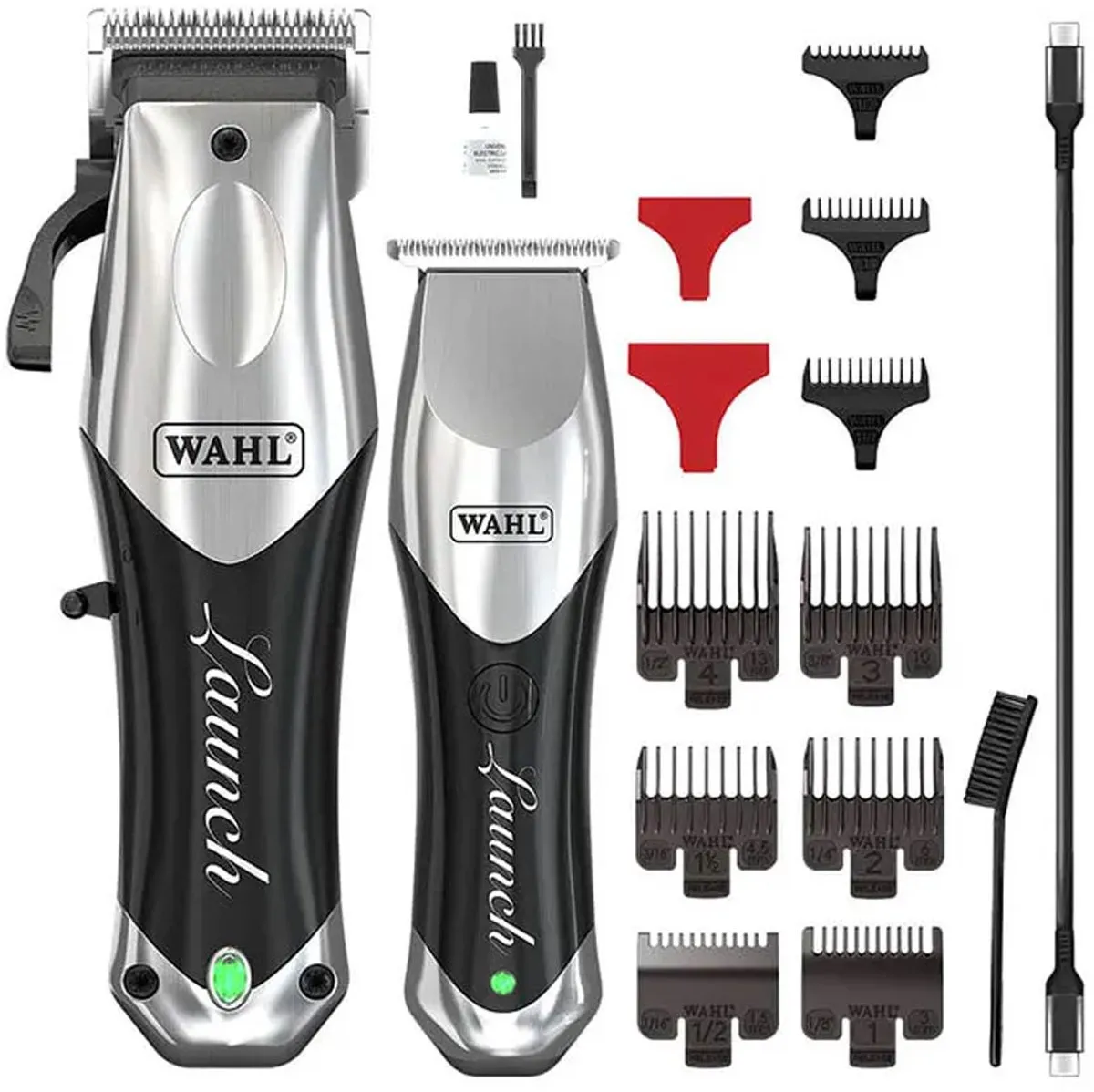 Wahl Launch Combo Clipper & Trimmer - Zilver/Zwart