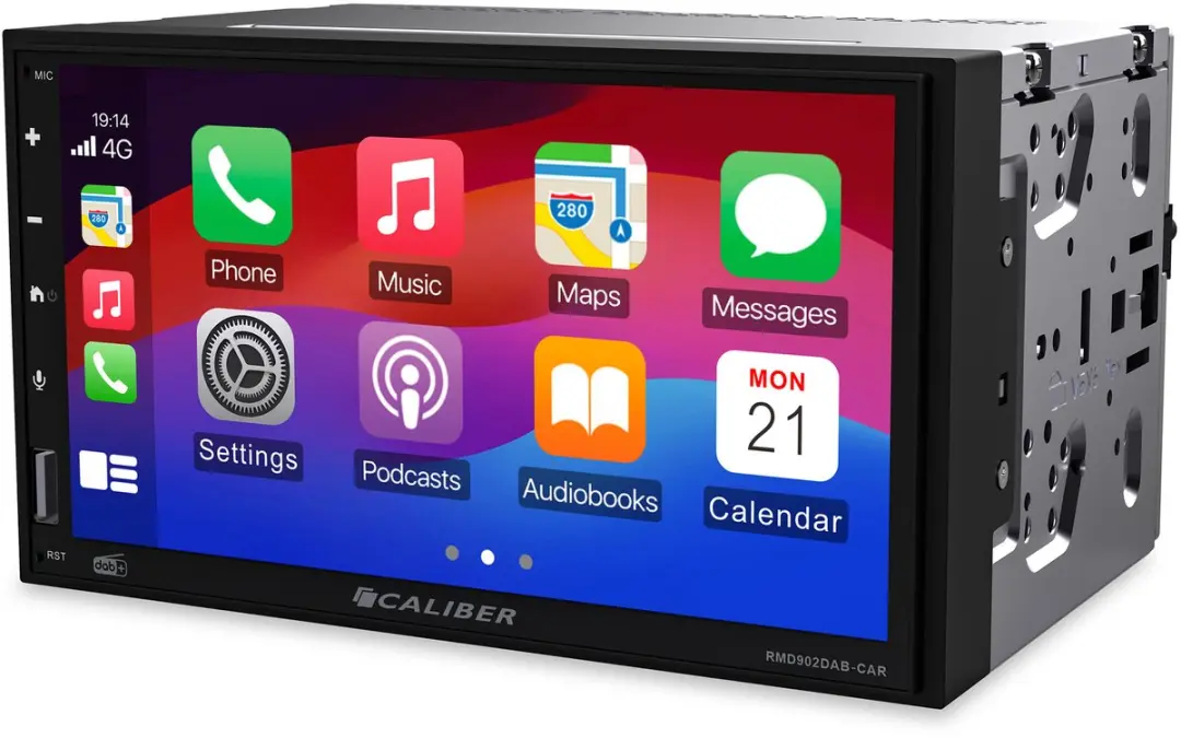 Caliber RMD902DAB-CAR Autoradio - 2 DIN Touchscreen 4x100W - Zwart
