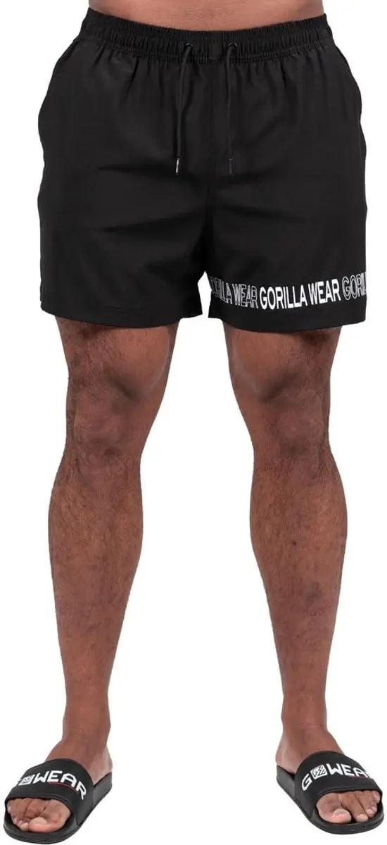 Gorilla Wear Otis Zwembroek Short - Zwart - 3XL