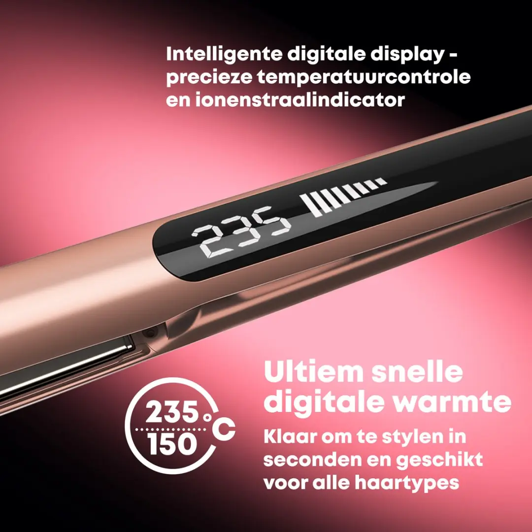 Revamp ST1900 Luxe Stijltang - Goud - 150-235°C - Keramische Platen