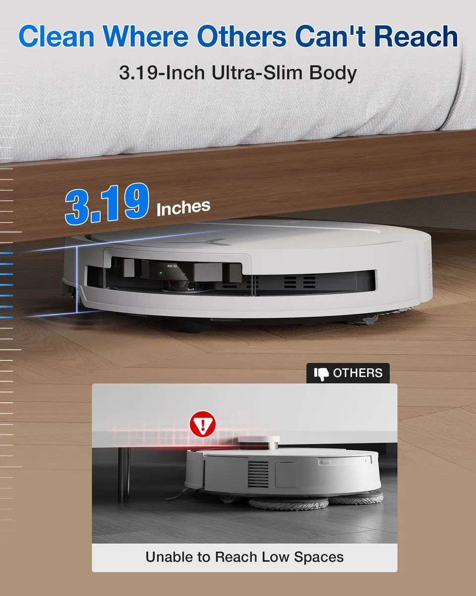 Ecovacs Deebot T50 Omni Gen 2 Robotstofzuiger - 21.000 Pa Wit