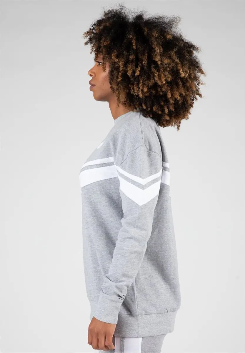 Gorilla Wear Hailey Oversized Sweatshirt M - Grijs Gemêleerd