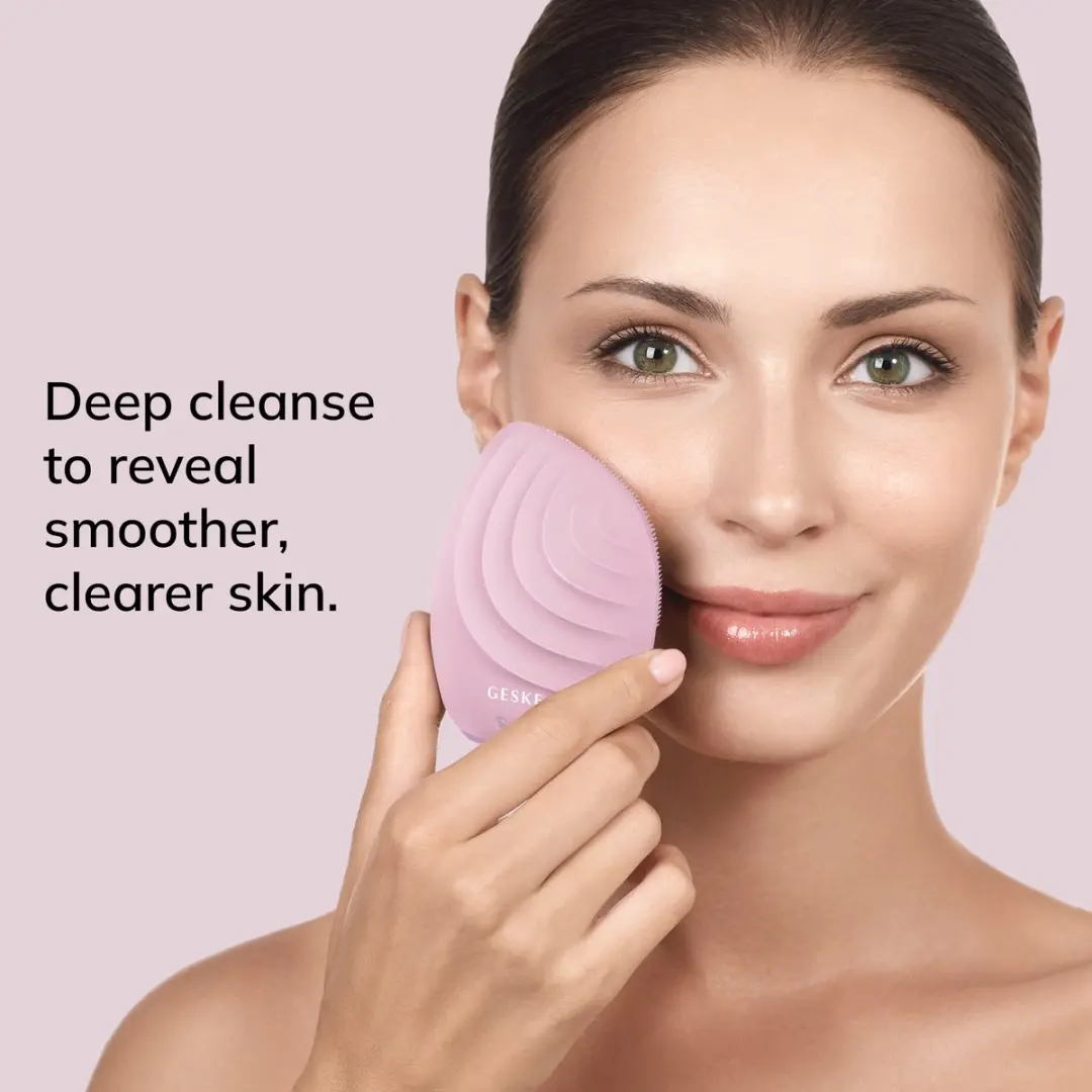 GESKE SmartAppGuided Facial Brush 5-in-1 - 14 Snelheden - Pink