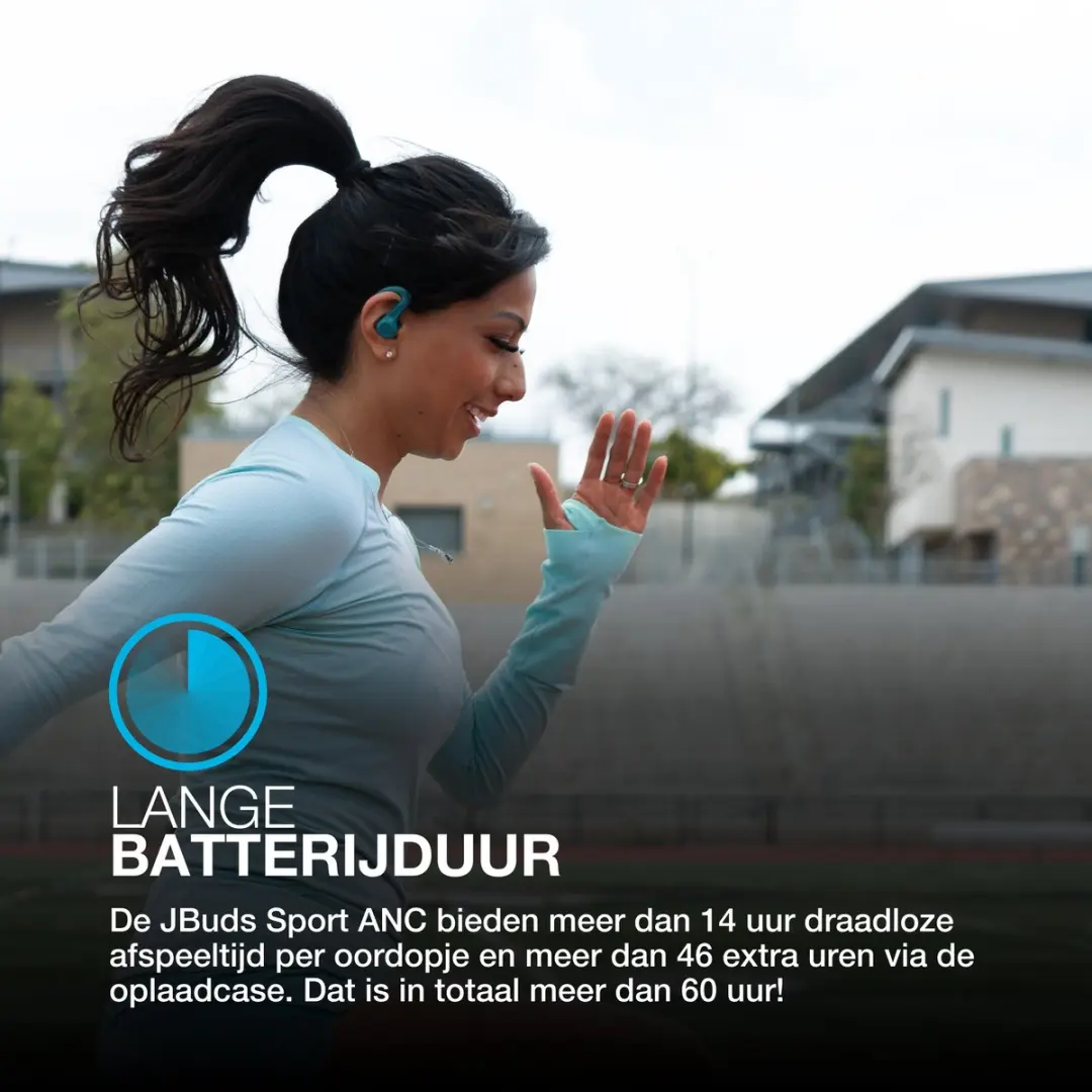 JLab JBuds Sport ANC 4 IEUEBJBSPTANCRTEL84 Oordopjes - Groen