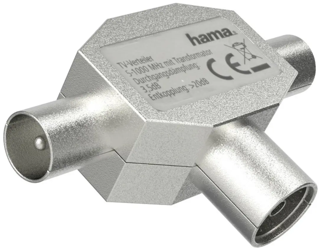 Hama Antenneverdeler 2-voudig 00205236