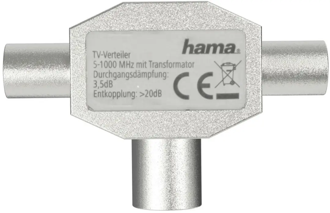 Hama Antenneverdeler 2-voudig 00205236