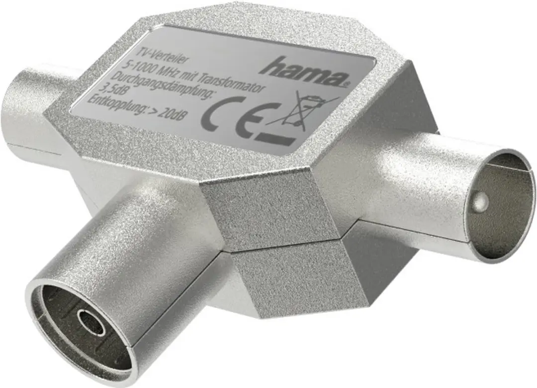 Hama Antenneverdeler 2-voudig 00205236