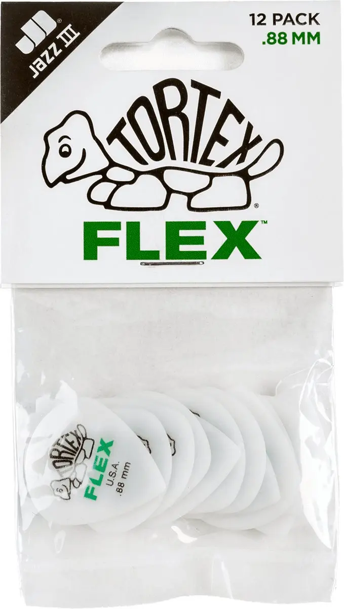 Dunlop Flex Jazz III Plectrum 0.88mm