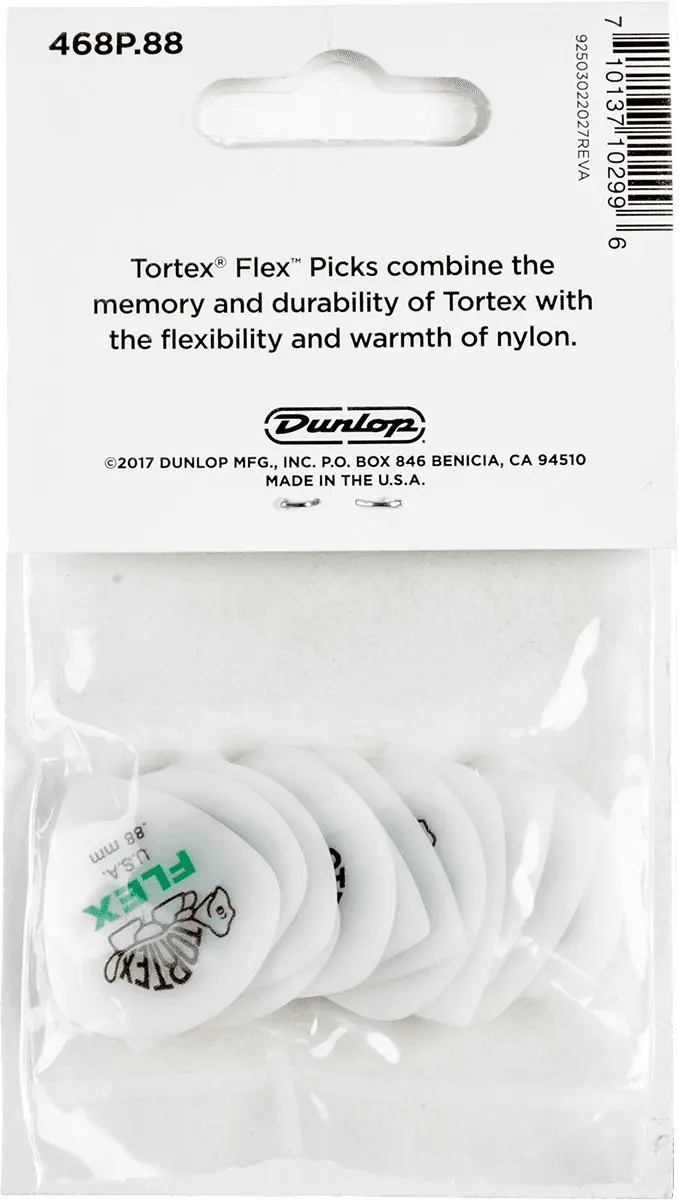 Dunlop Flex Jazz III Plectrum 0.88mm - 12 Stuks Groen