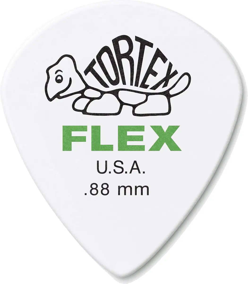 Dunlop Flex Jazz III Plectrum 0.88mm - 12 Stuks Groen