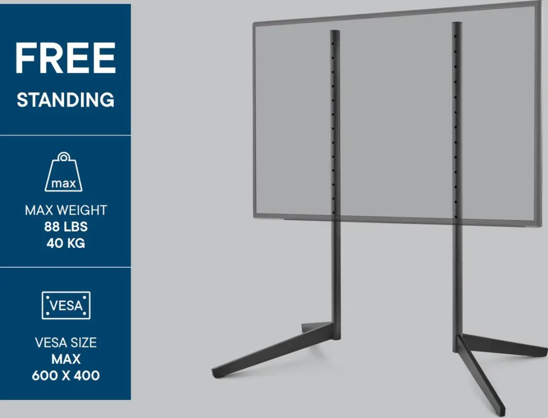 One For All EZ WM7610 Universele TV Standaard - VESA 200x200 - 32-65" - Zwart