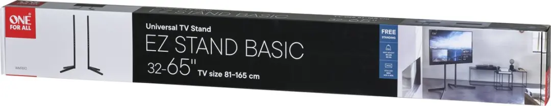 One For All EZ WM7610 Universele TV Standaard - VESA 200x200 - 32-65" - Zwart