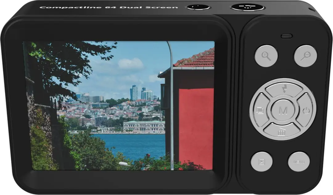 Rollei Compactline 12030 Compactcamera 64MP - Zwart