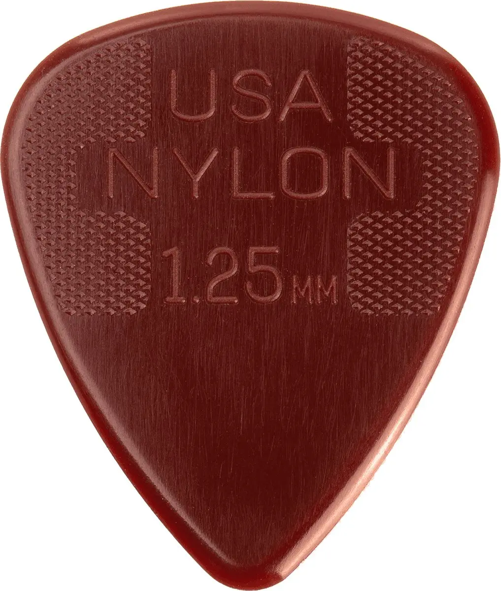 Dunlop Nylon Standard 1.25 Plectrum - 12 Stuks Rood