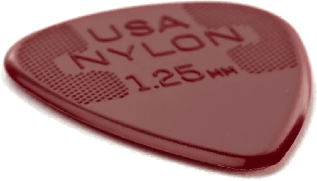 Dunlop Nylon Standard 1.25 Plectrum - 12 Stuks Rood