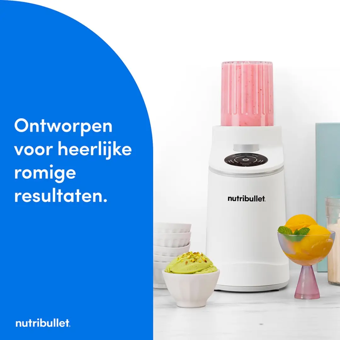 NutriBullet Chill IJsmachine 500W - Wit