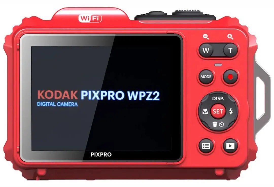 Kodak WPZ2 Onderwatercamera 16MP - Rood - Incl. 16GB & Tas