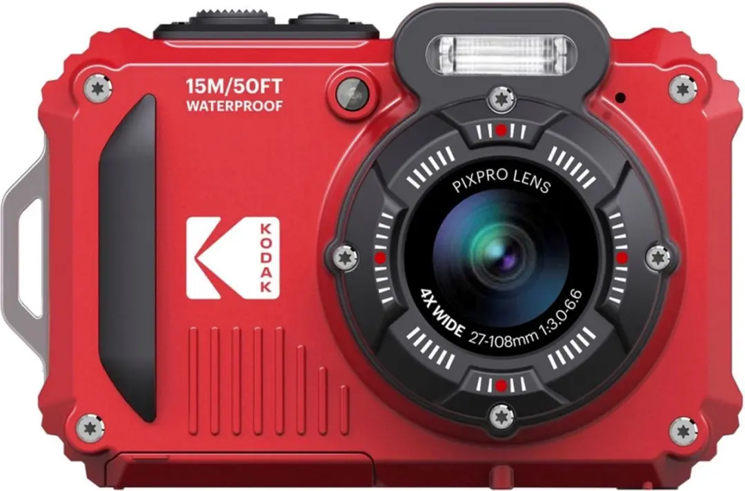 Kodak WPZ2 Onderwatercamera 16MP - Rood - Incl. 16GB & Tas
