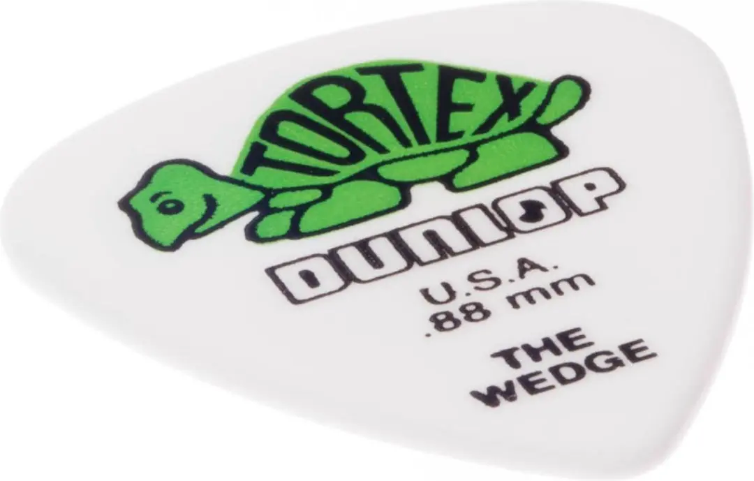 Dunlop Wedge Plectrum 0.88mm - 12 Stuks